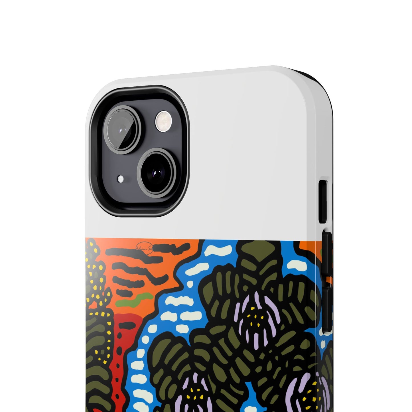 The Sri Lankan water lilies meets the Australian wattle Tough Phone Case