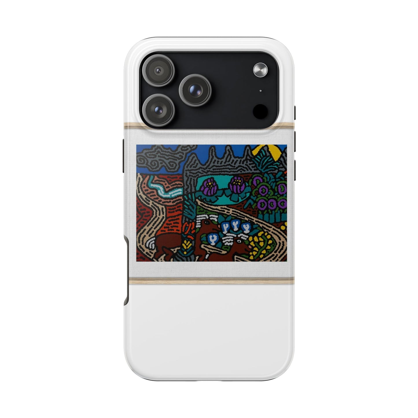 Road to a Sanctuary and Oasis Tough Phone Case