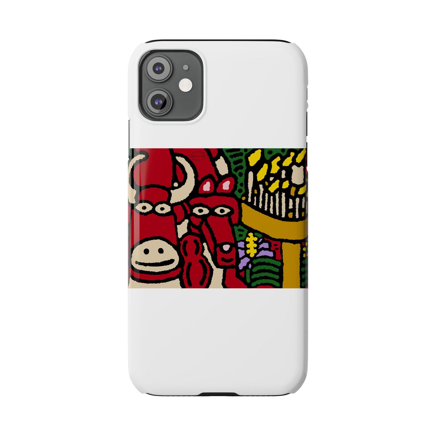 Going blessed by light together Slim Phone Case