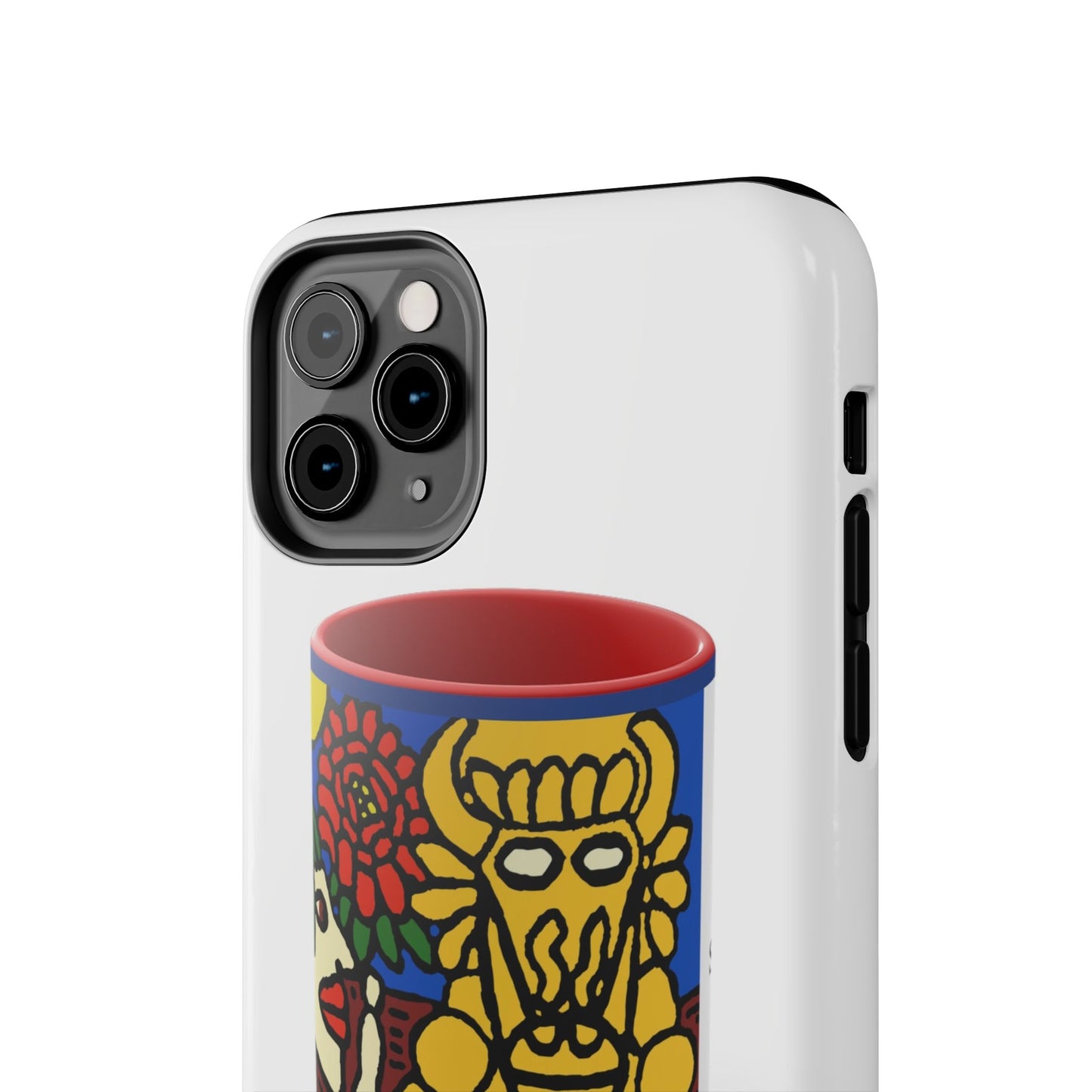 The warrior hailing the mighty golden dragon Tough Phone Case