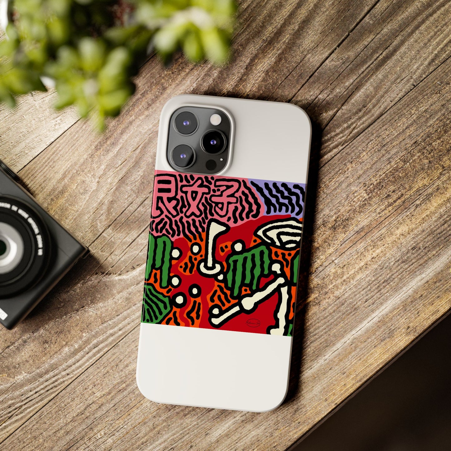 Hitting holes in one throughout life Slim Phone Case
