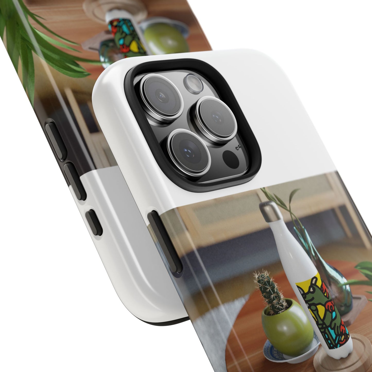 Two dragons enjoying a feast together Tough Phone Case