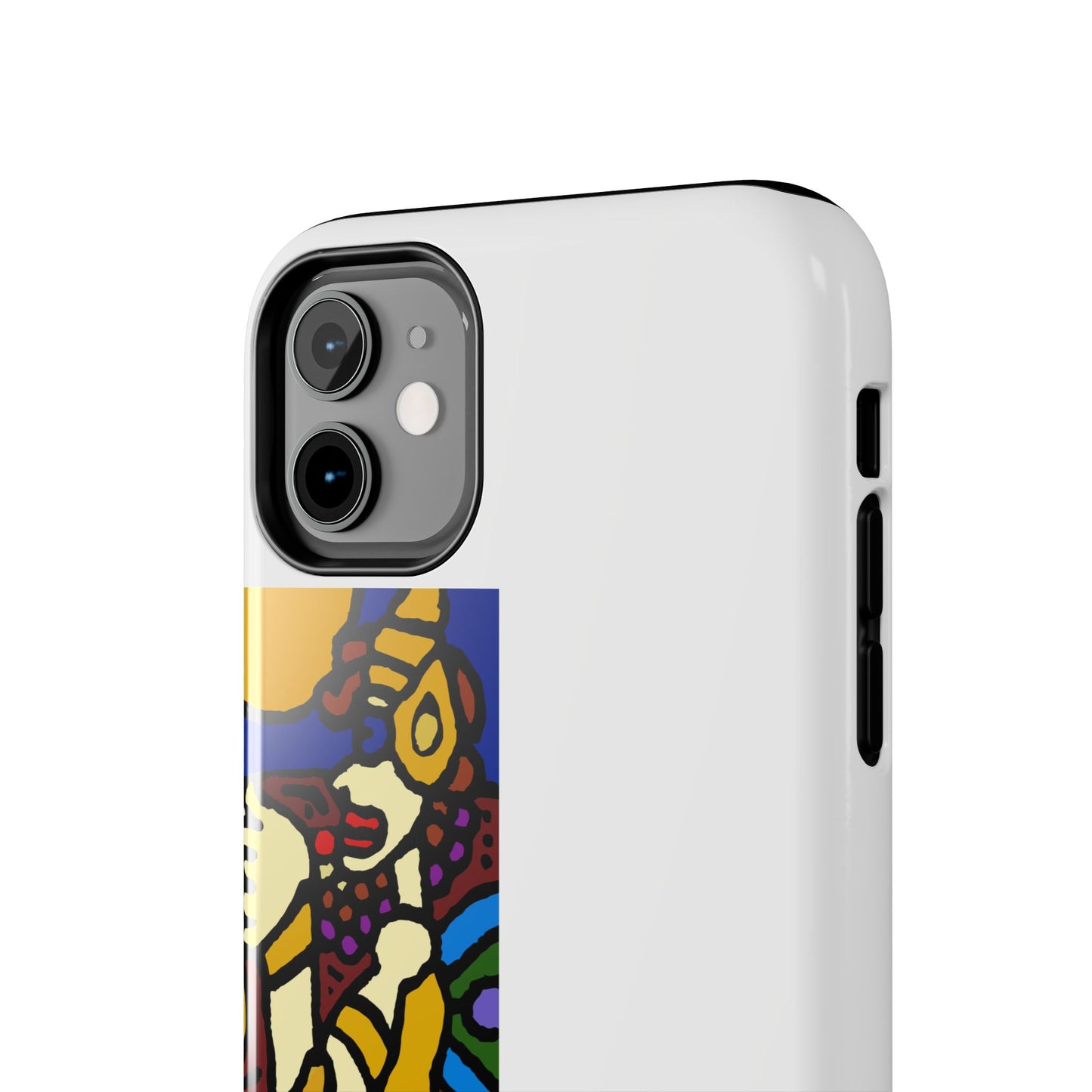 The golden snake being blessed by the fairy Tough Phone Case