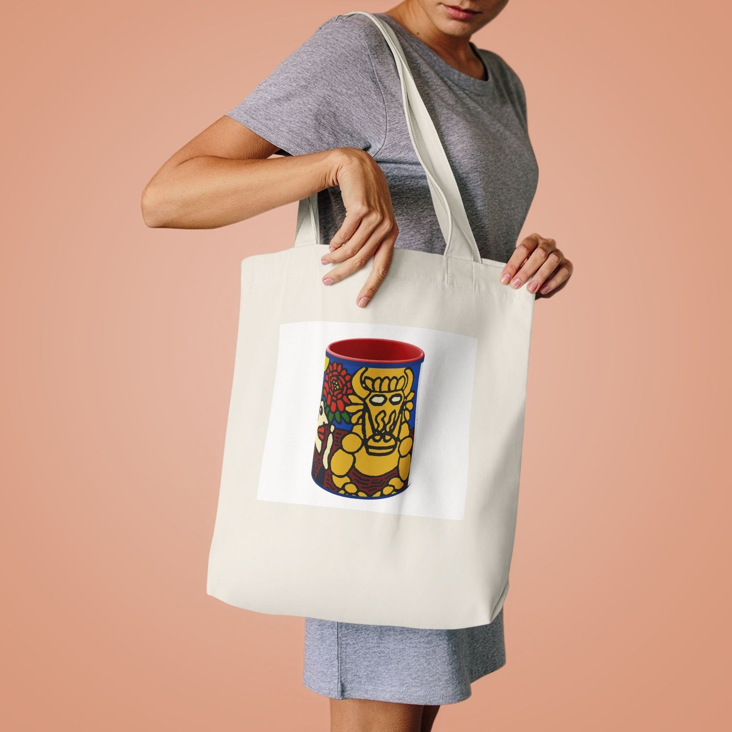 The warrior hailing the mighty golden dragon Classic Tote Bag