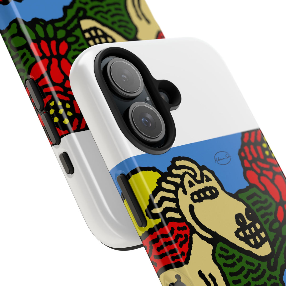 Galloping carefree through life Tough Phone Case