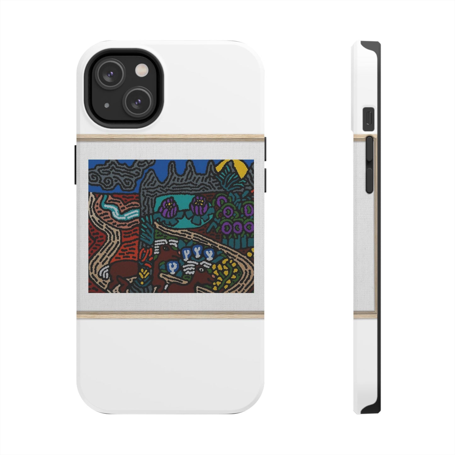 Road to a Sanctuary and Oasis Tough Phone Case