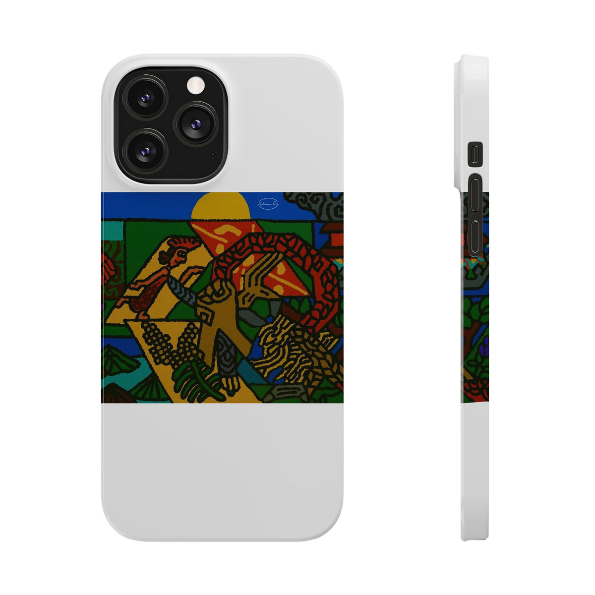 Drawing your own destiny Slim Phone Case