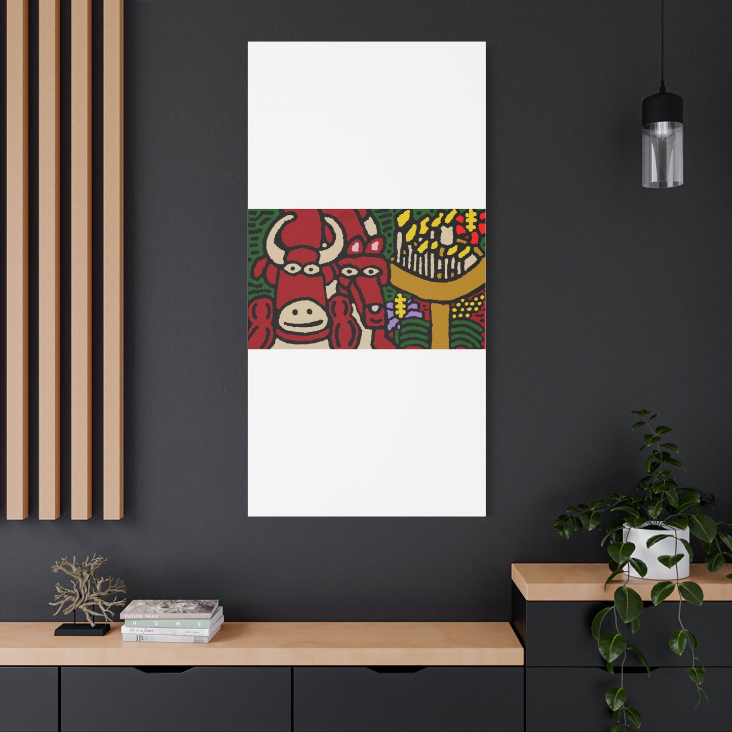 Going blessed by light together Canvas (Small)