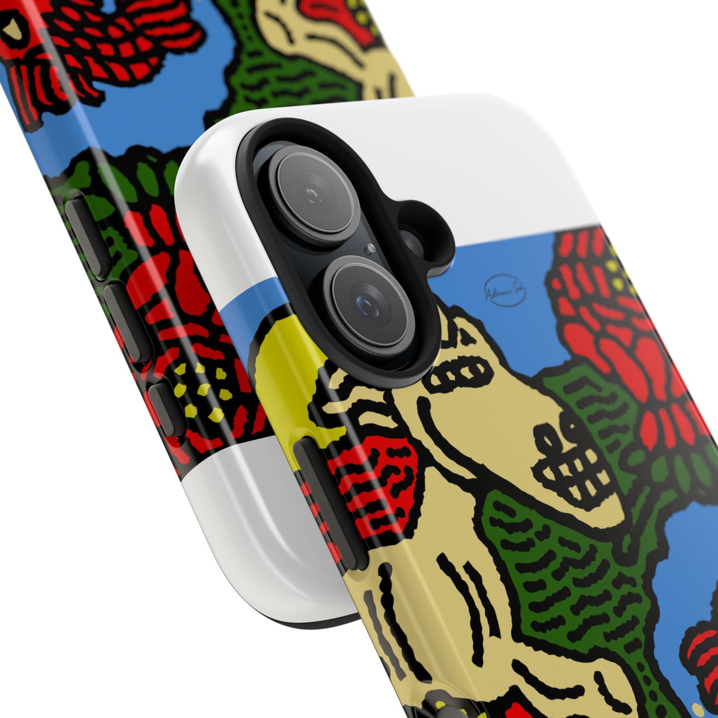 Galloping carefree through life Tough Phone Case