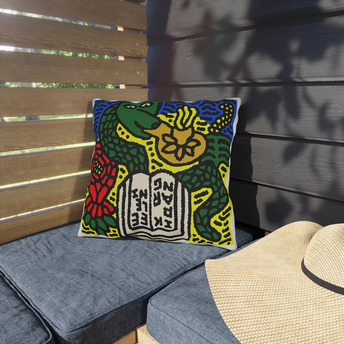 Shining a light on knowledge — Outdoor Pillow
