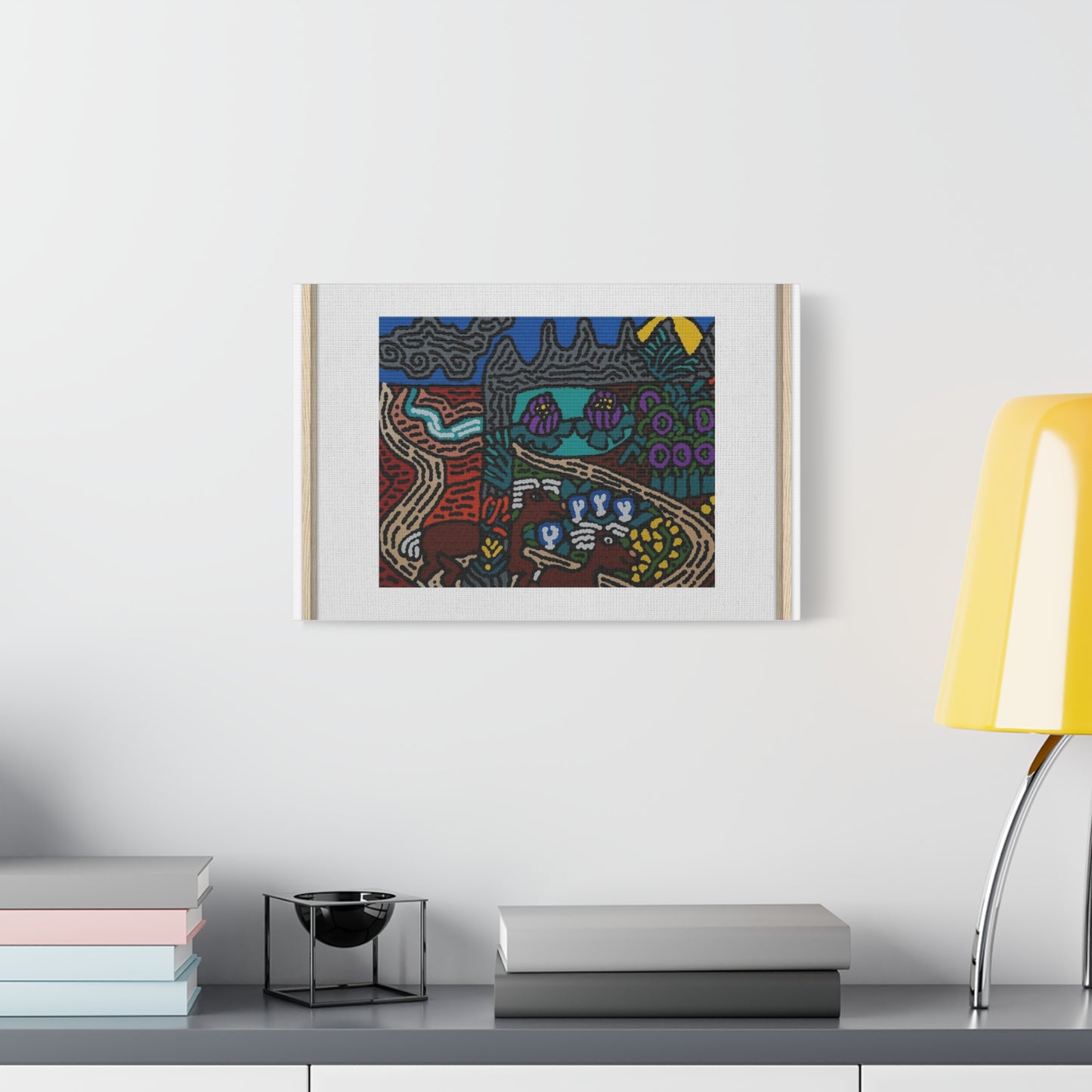 Road to a Sanctuary and Oasis Canvas (Small)