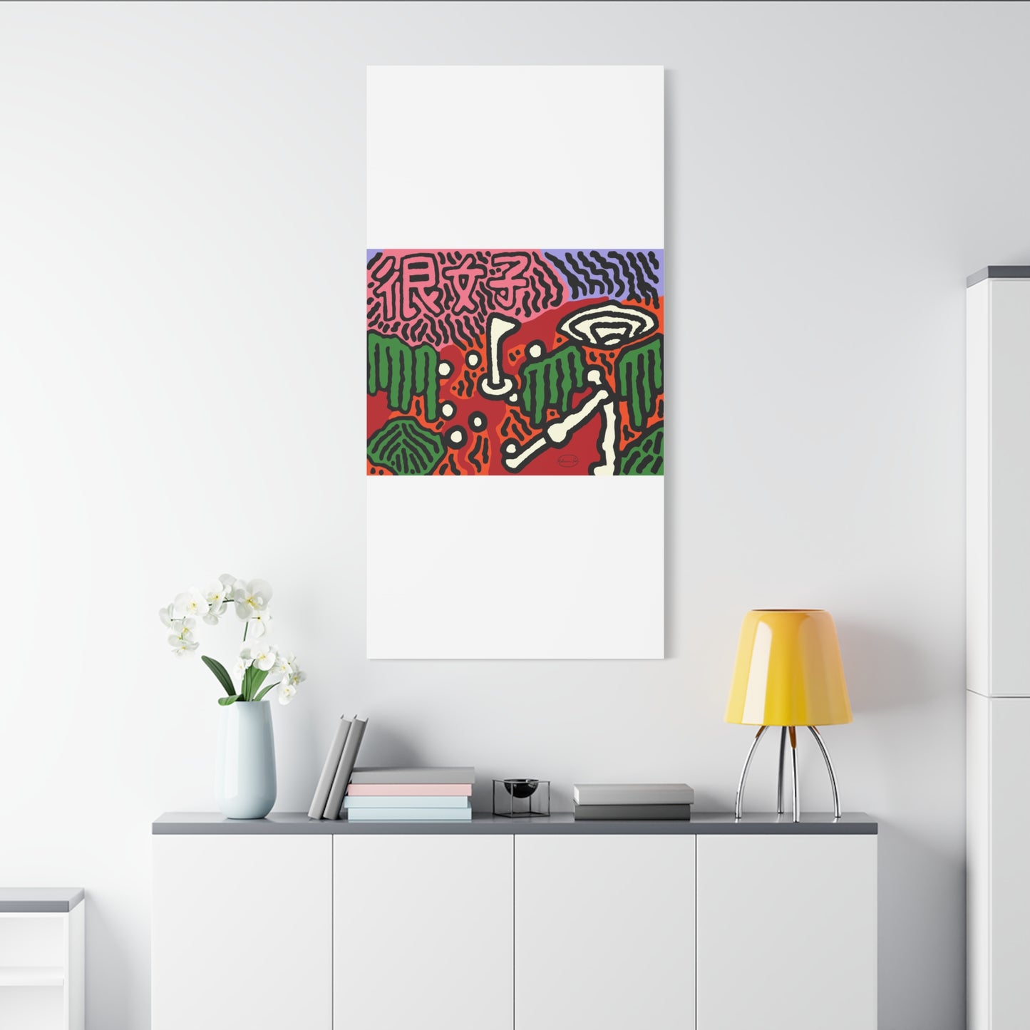Hitting holes in one throughout life Canvas (Small)