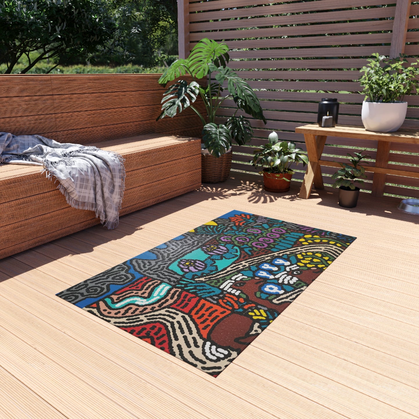 Going to the valley of hope and prosperity — Outdoor Rug