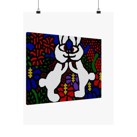Bunnies in love Matte Poster Vertical (Small)
