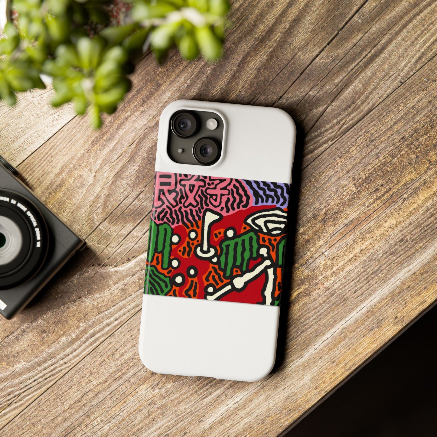 Scoring goals throughout life Slim Phone Case