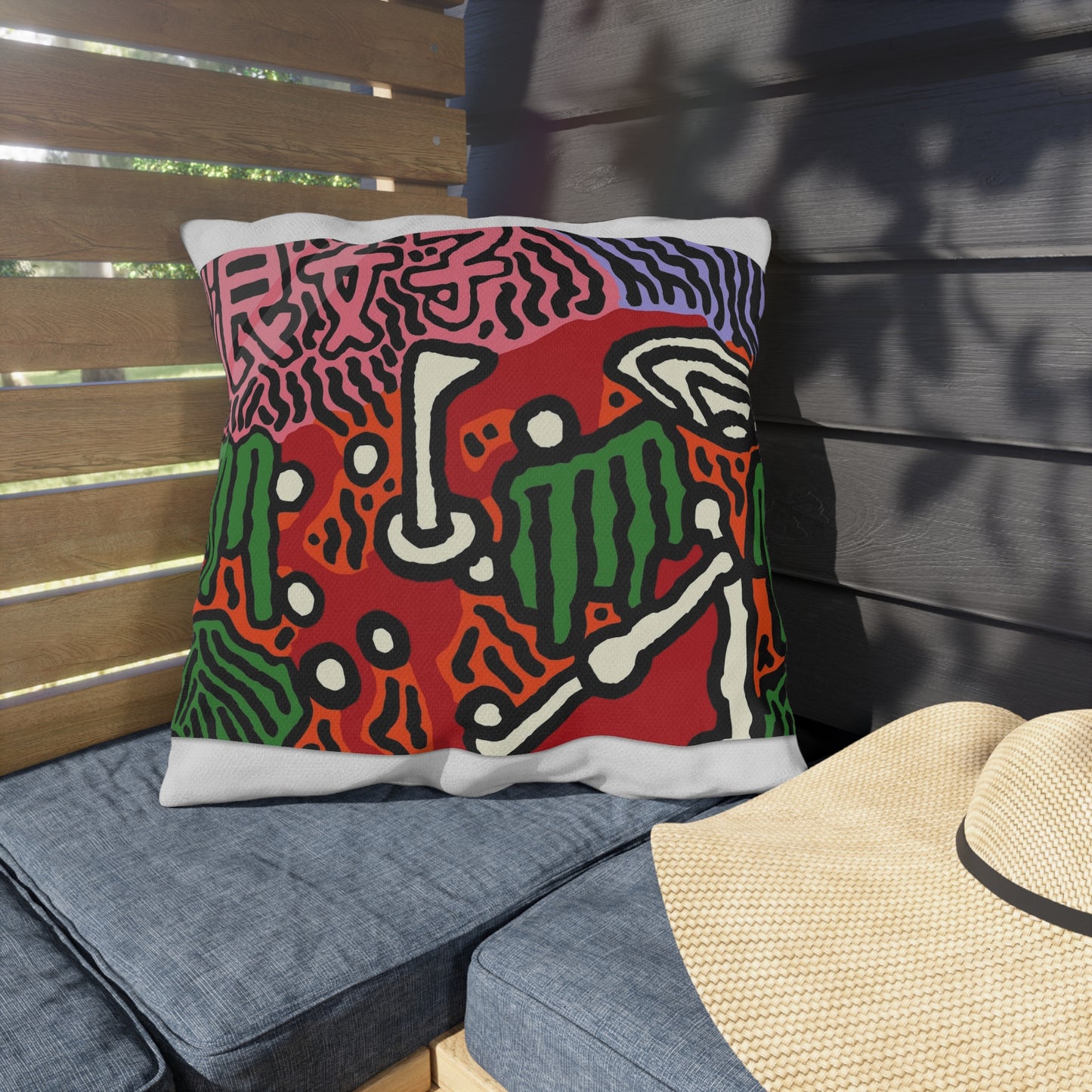 Scoring Goals Throughout Life — Outdoor Pillow