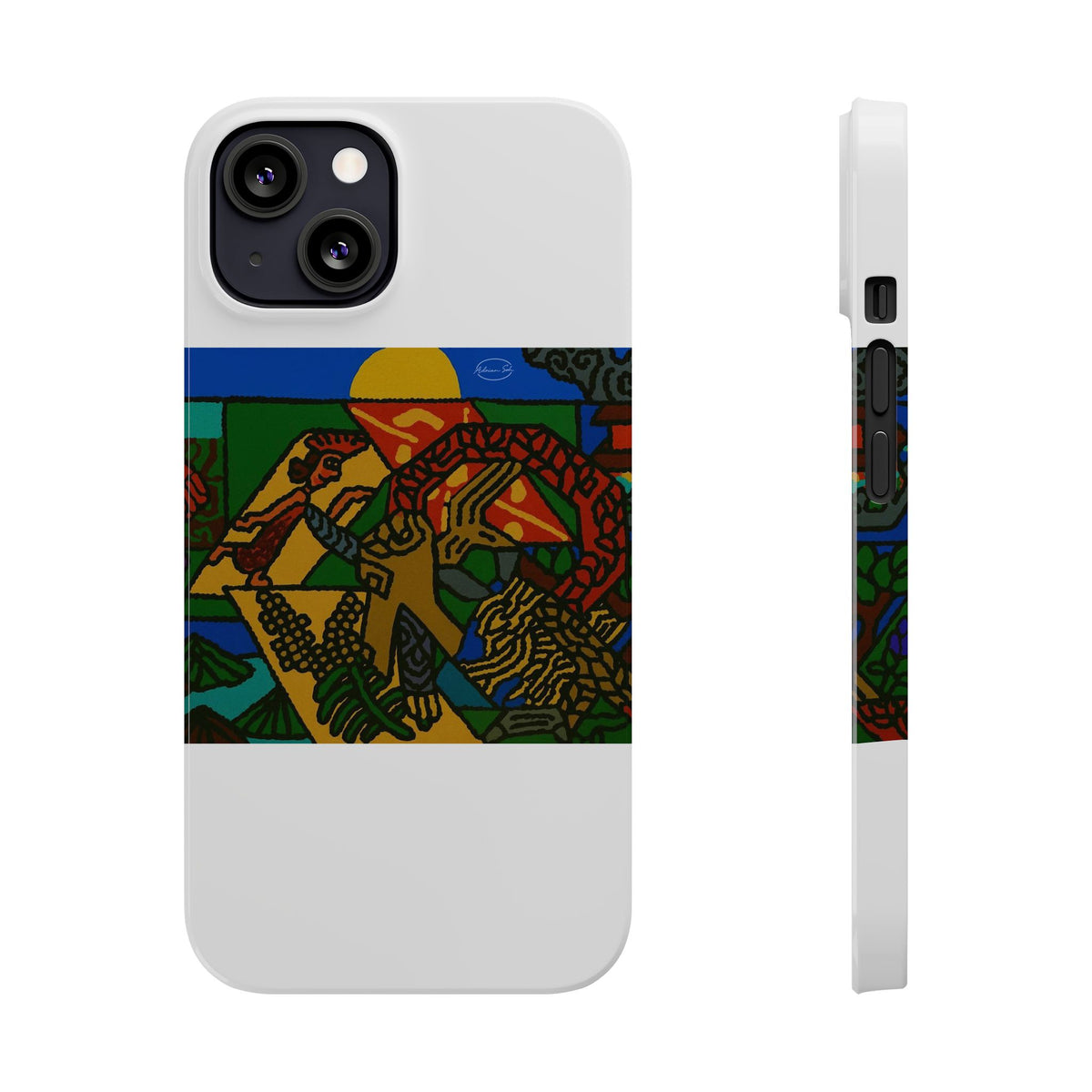 Drawing your own destiny Slim Phone Case