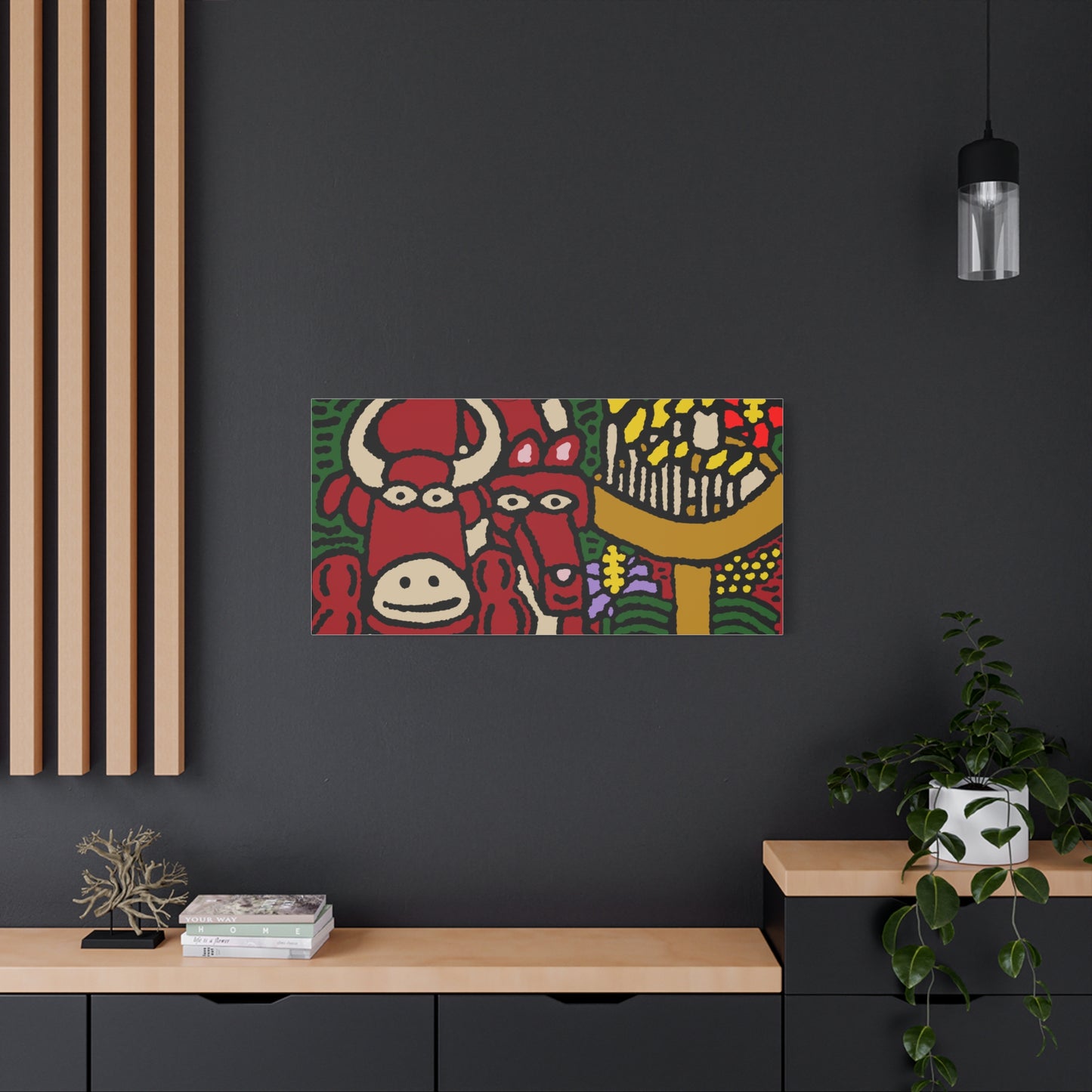 Going blessed by light together Canvas (Small)