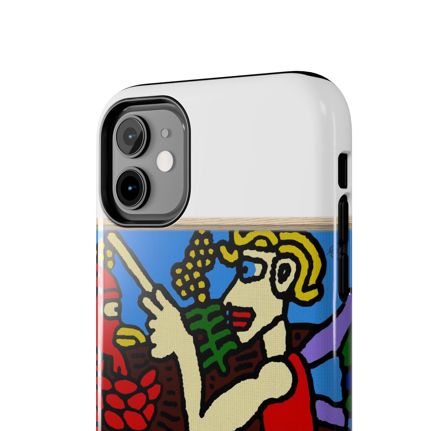 The hen gaining a blessing from a fairy Tough Phone Case