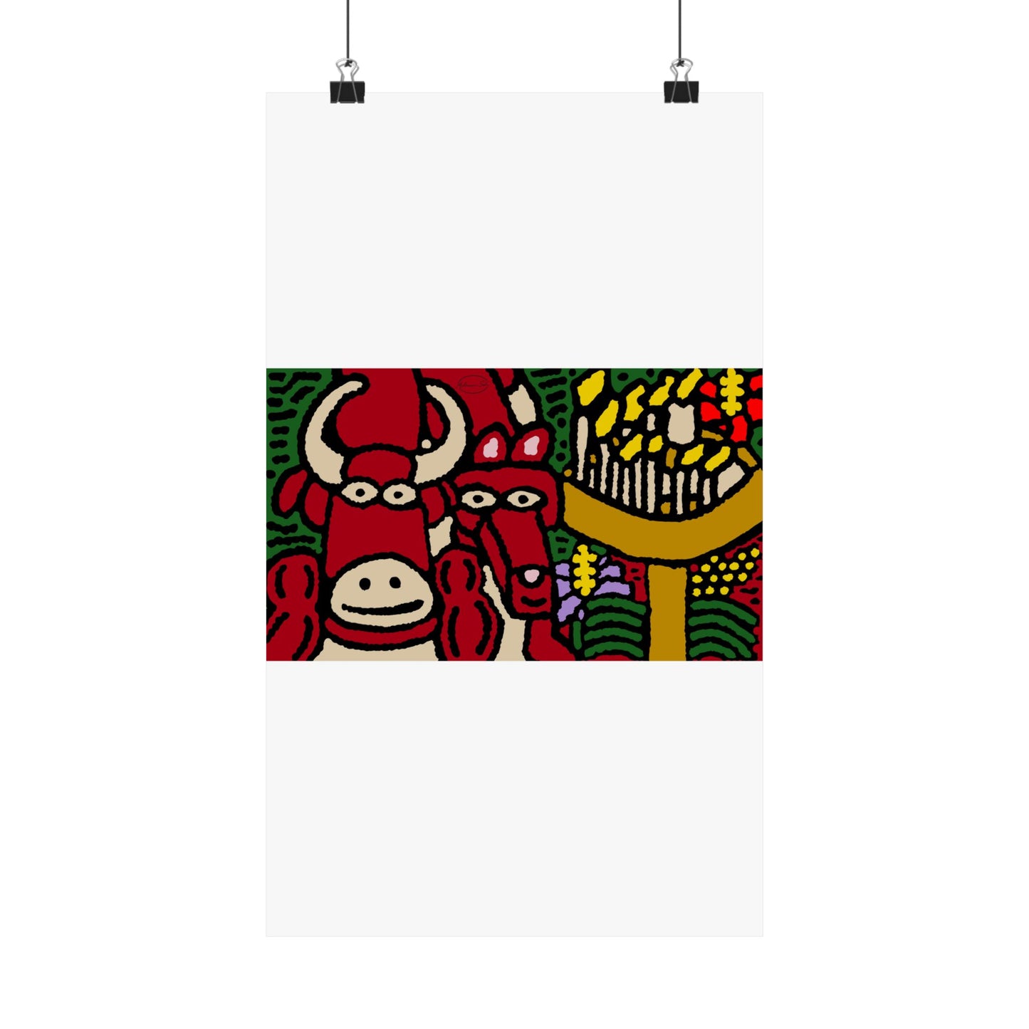 Going blessed by light together Matte Poster Vertical (Small)