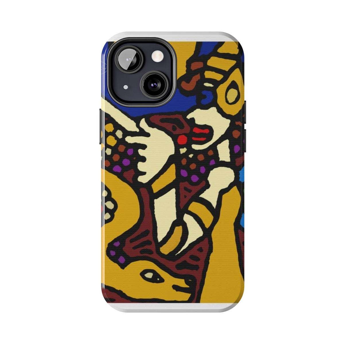 The golden snake being blessed by the fairy Tough Phone Case