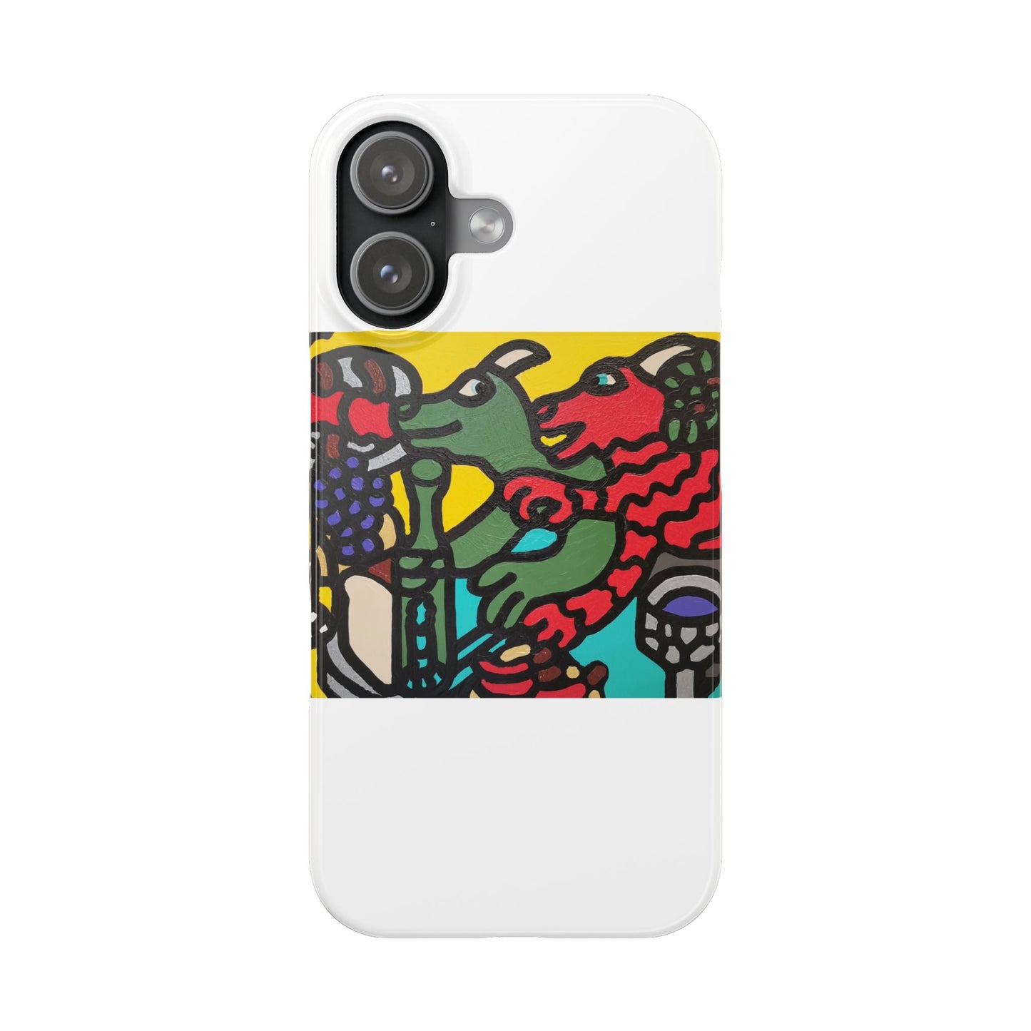 Enjoying our companionship Slim Phone Case