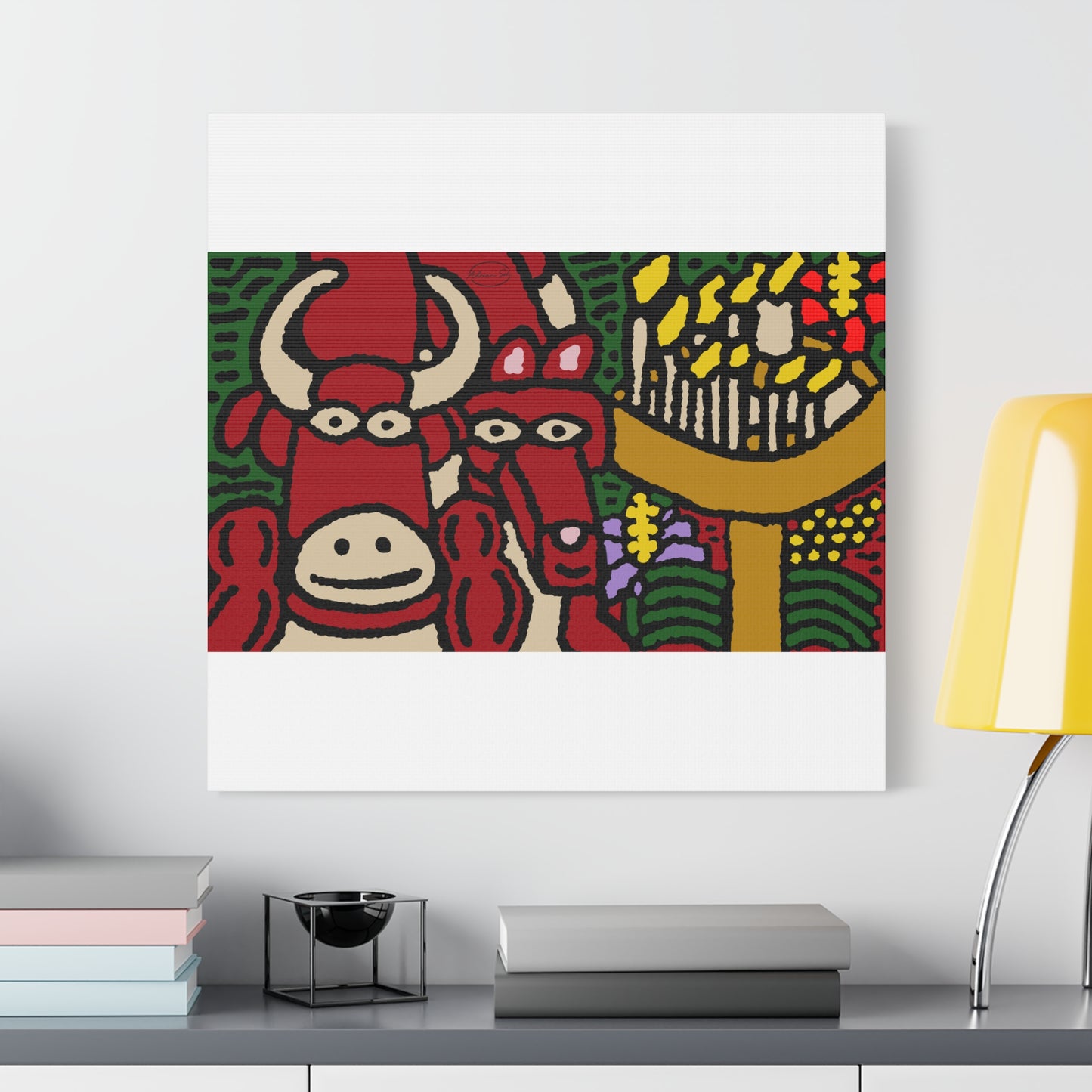Going blessed by light together Canvas (Small)