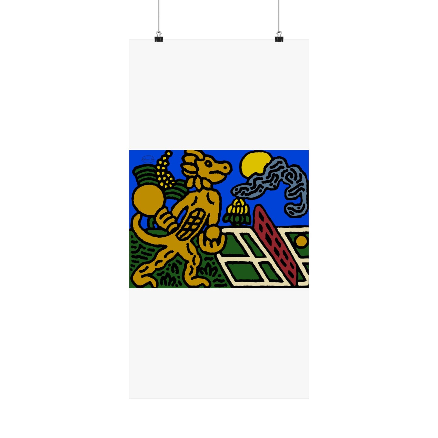Ready for making big serves in life Matte Poster Vertical (Small)