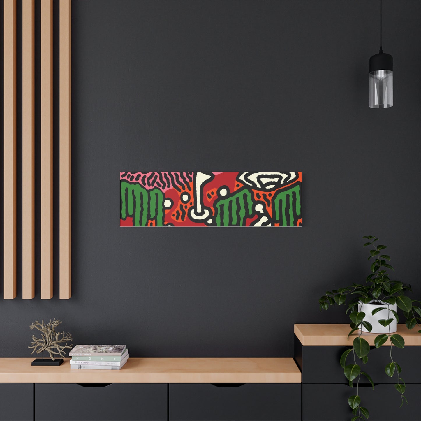 Hitting holes in one throughout life Canvas (Large)
