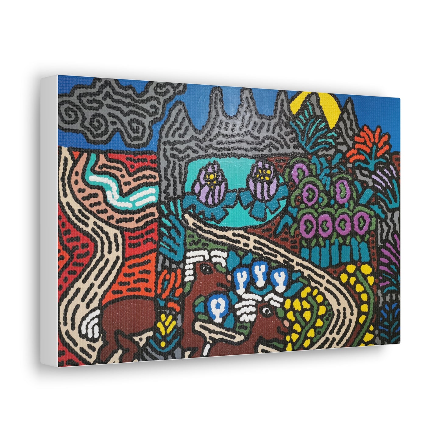 Going to the valley of hope and prosperity Canvas (Small)