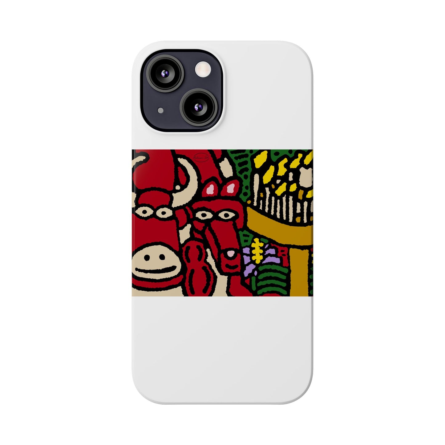 Going blessed by light together Slim Phone Case
