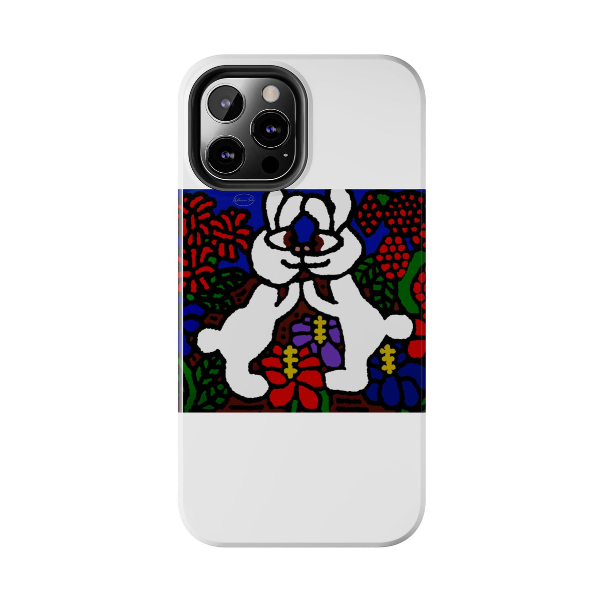 Bunnies in love Tough Phone Case