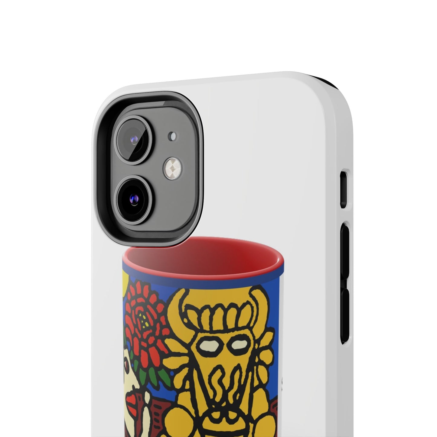 The warrior hailing the mighty golden dragon Tough Phone Case