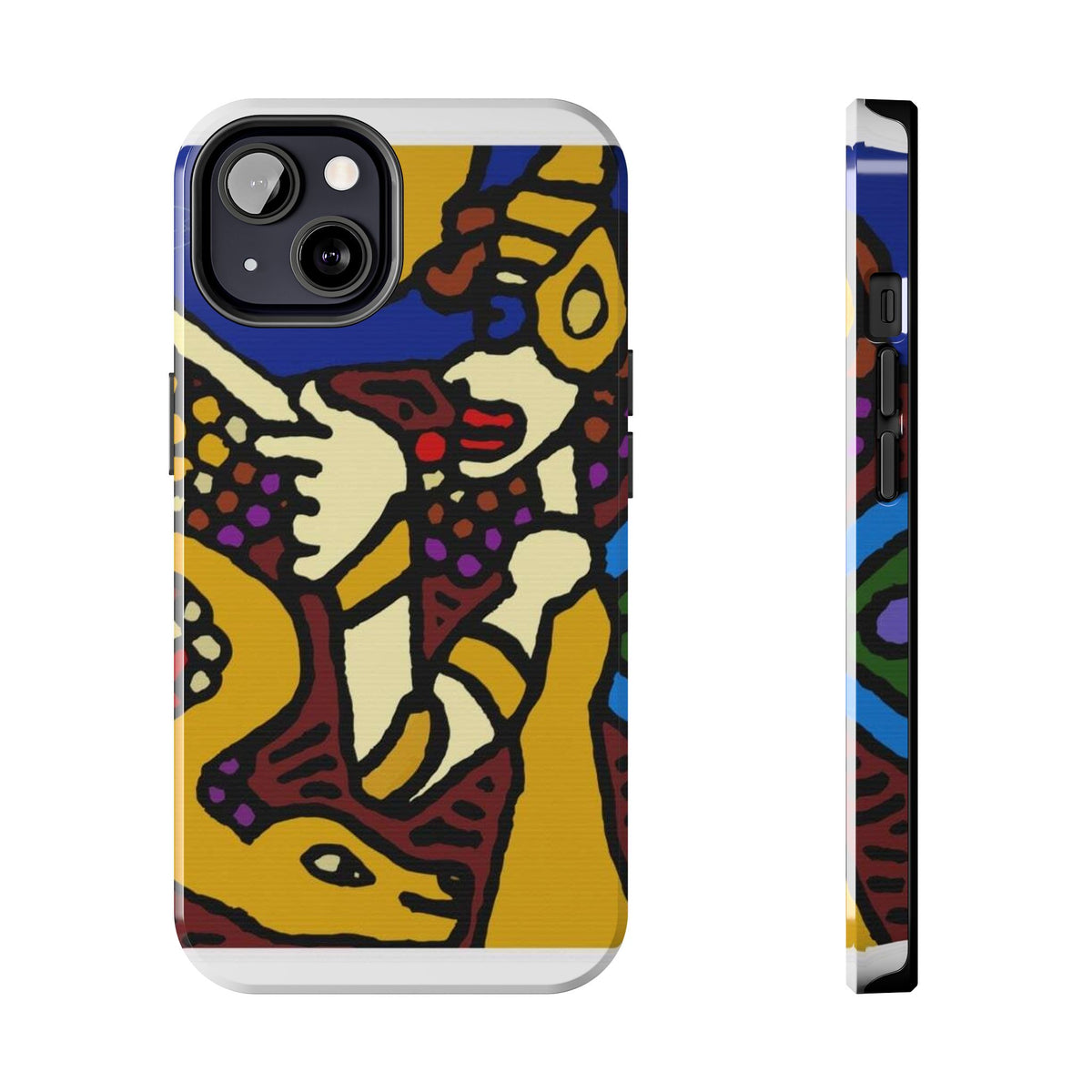 The golden snake being blessed by the fairy Tough Phone Case