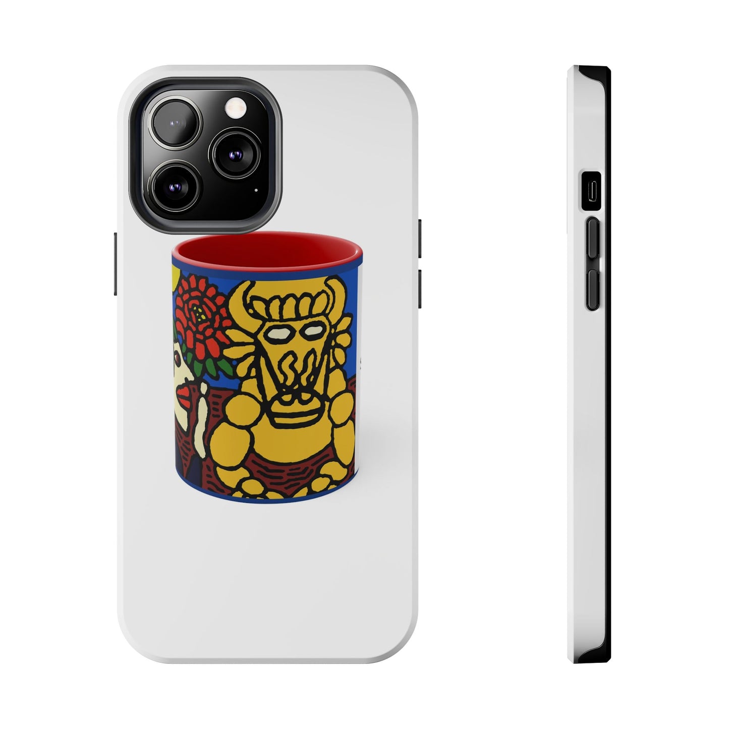 The warrior hailing the mighty golden dragon Tough Phone Case