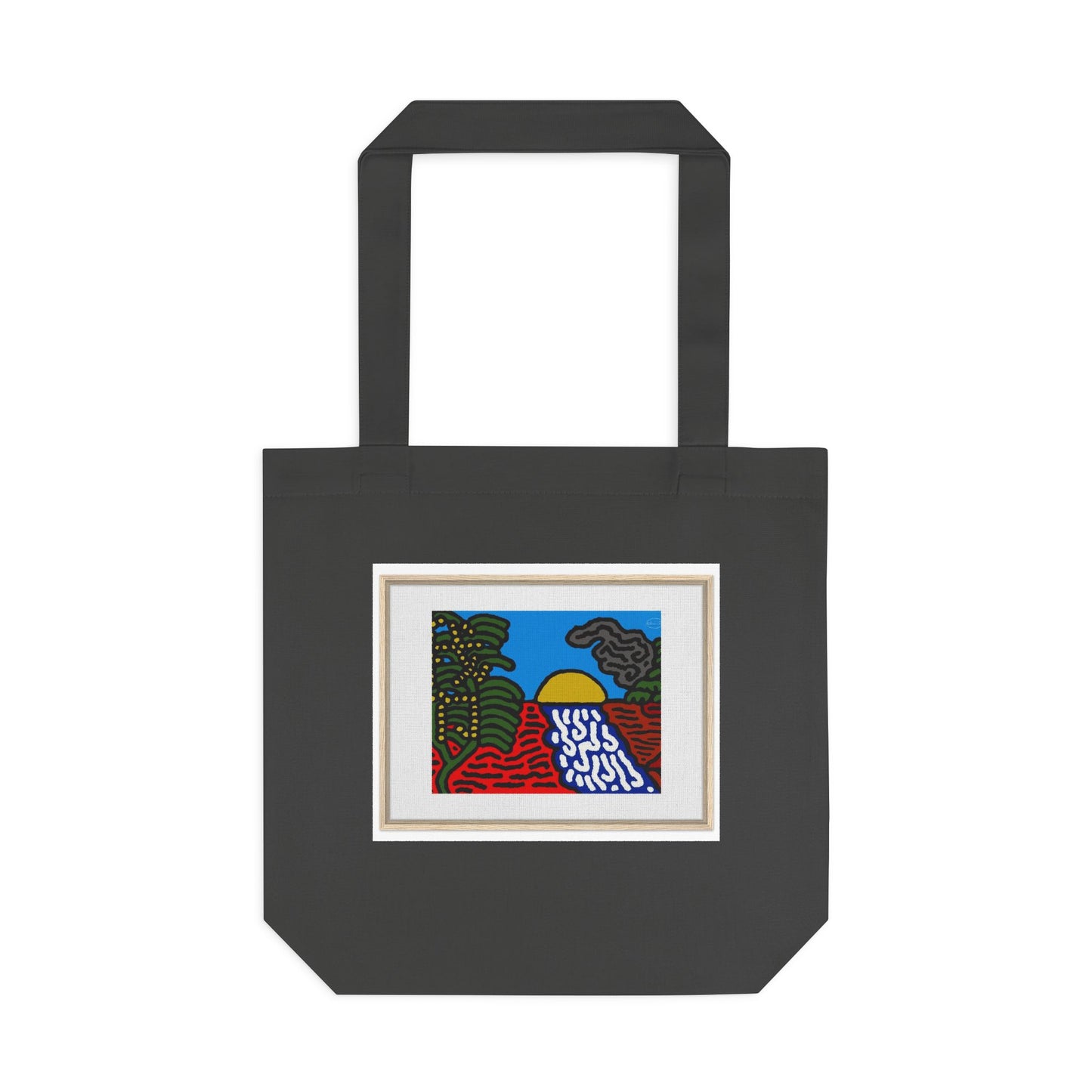 The river that joins the Australian wattle and Lebanese cedar tree in friendship Classic Tote Bag