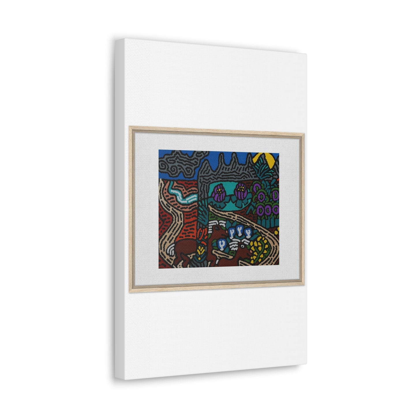 Road to a Sanctuary and Oasis Canvas (Small)