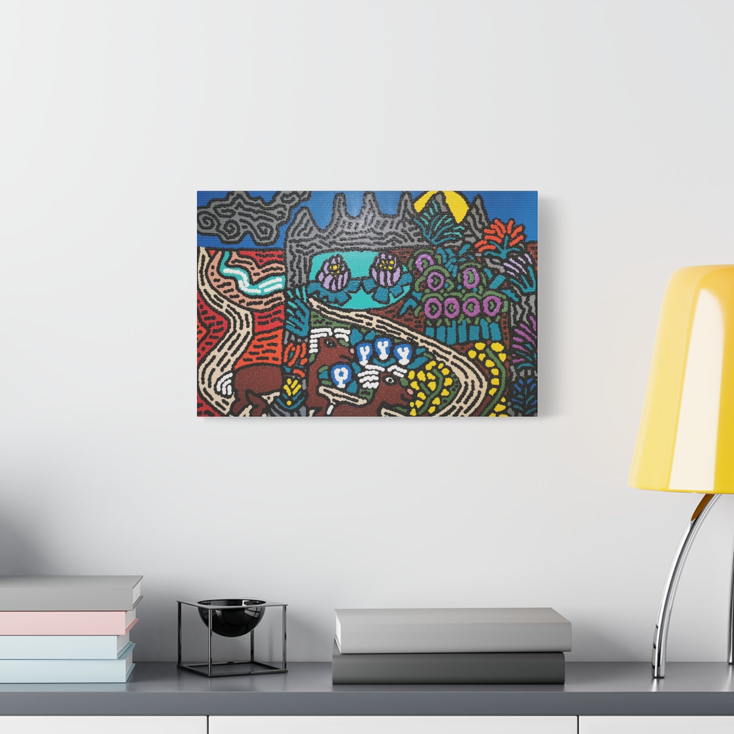 Going to the valley of hope and prosperity Canvas (Small)