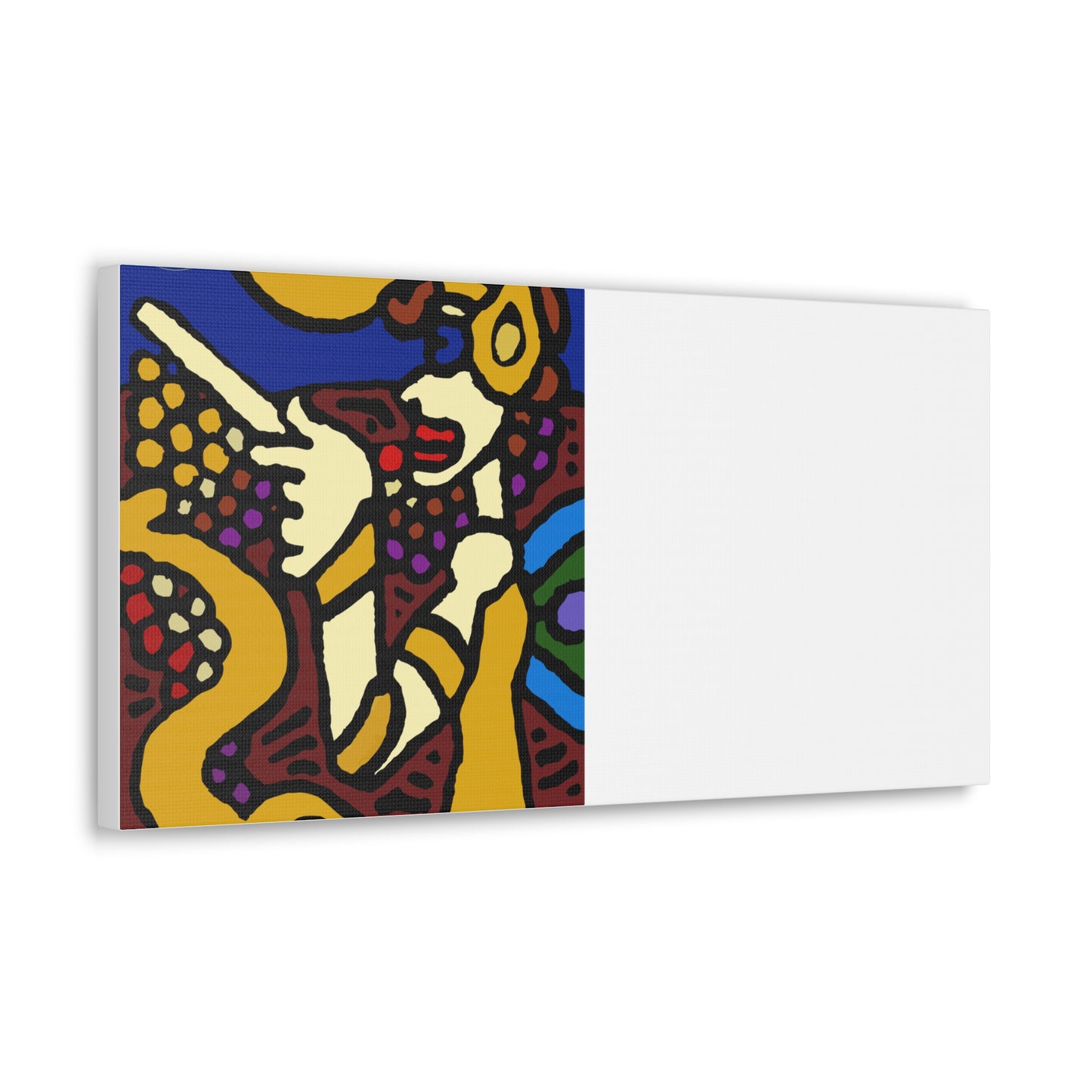The golden snake being blessed by the fairy Canvas (Large)