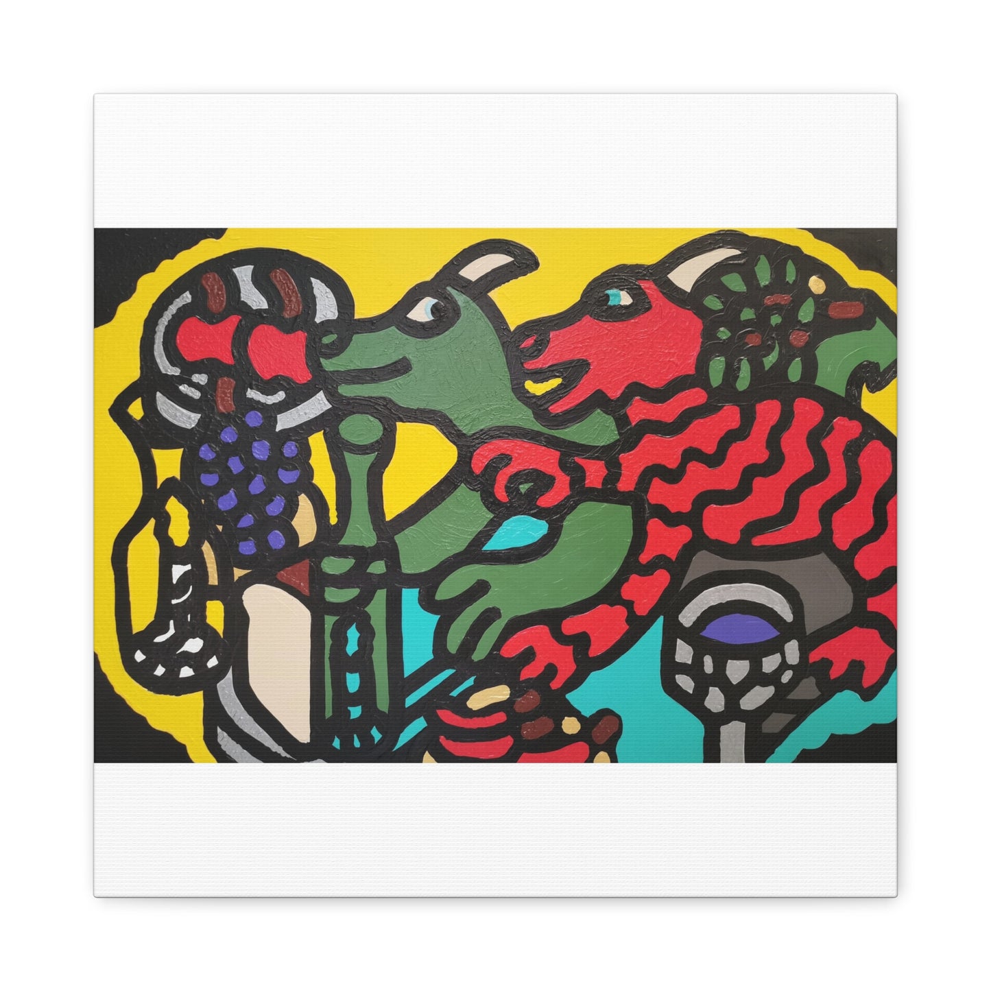 Enjoying our companionship Canvas (Small)