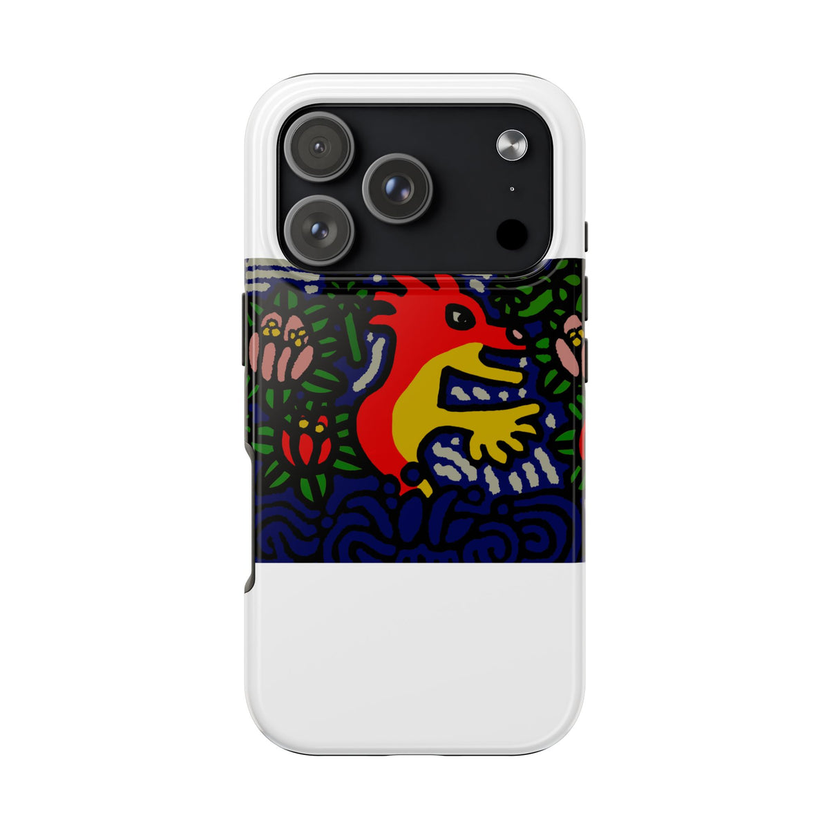 Breaking through the surface of a lotus pond Tough Phone Case