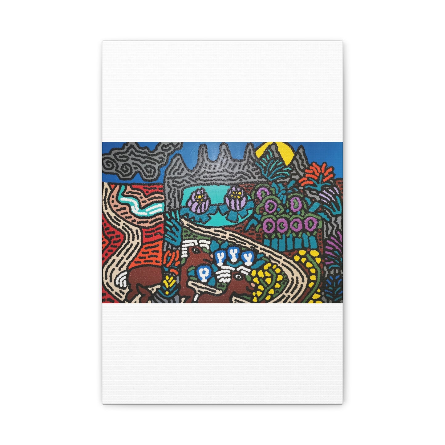 Going to the valley of hope and prosperity Canvas (Small)