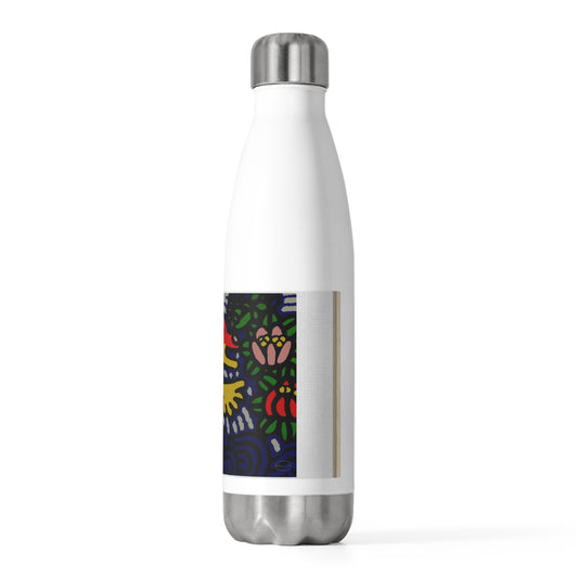 Breaking through the surface of a lotus pond Stainless Steel Water Bottle