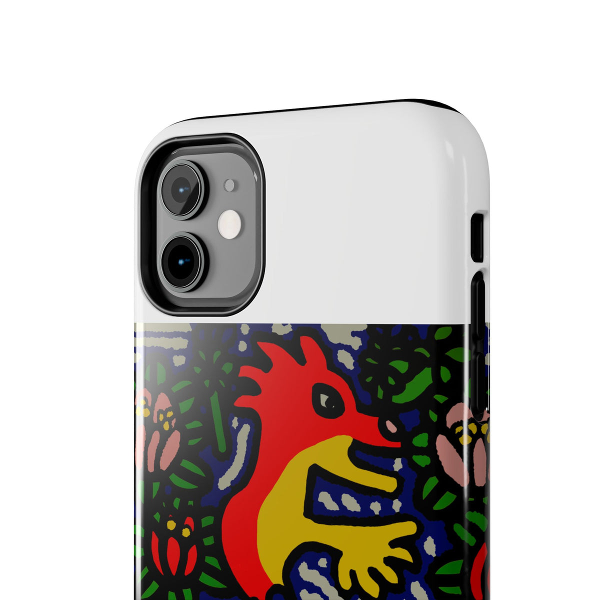 Breaking through the surface of a lotus pond Tough Phone Case