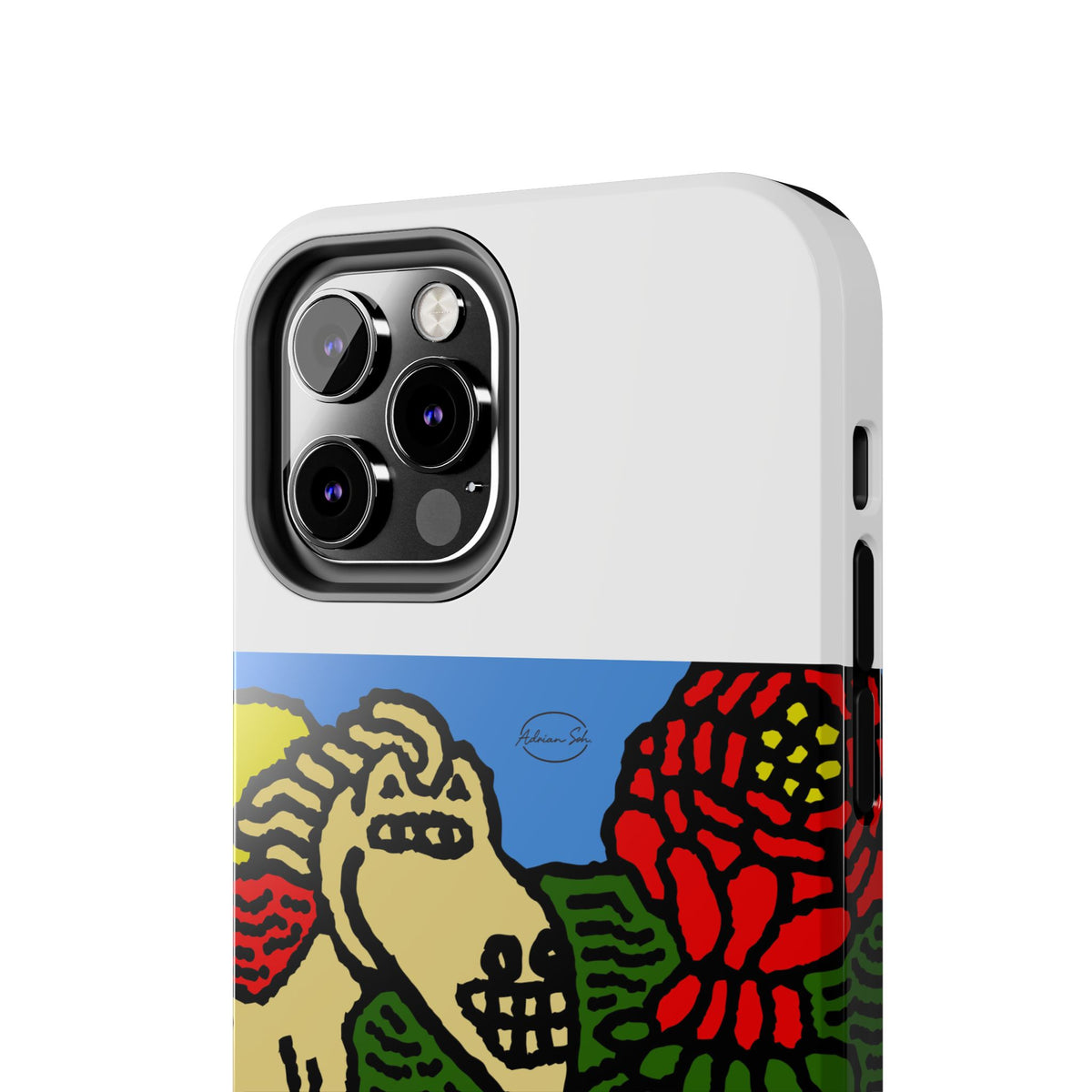 Galloping carefree through life Tough Phone Case