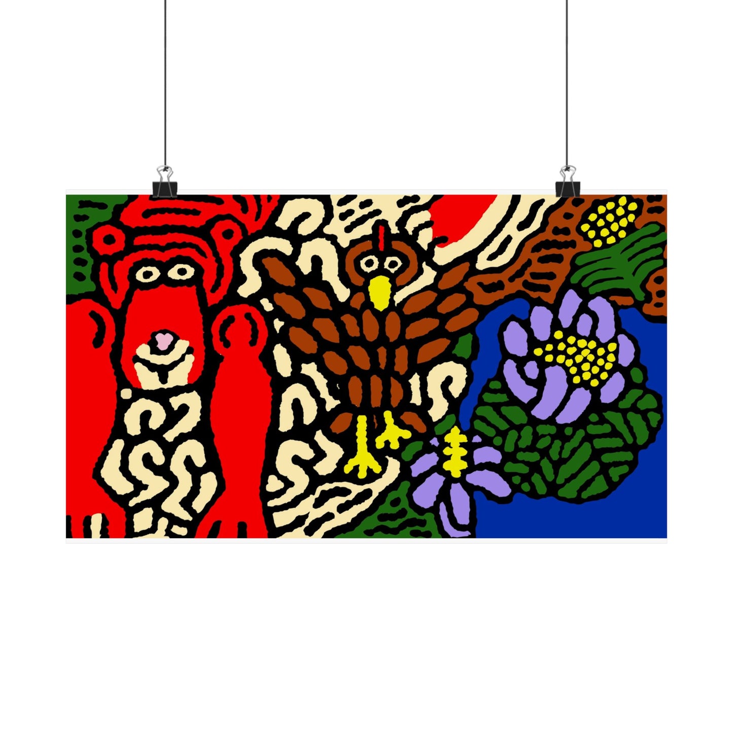 Friendly competition Matte Poster Horizontal (Large)