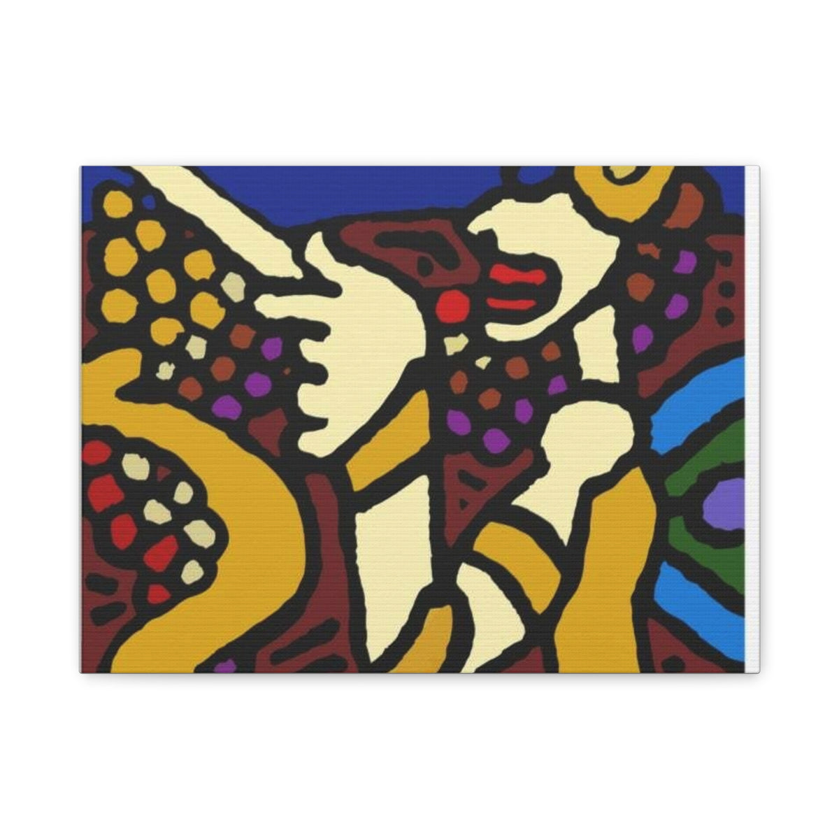 The golden snake being blessed by the fairy Canvas (Small)