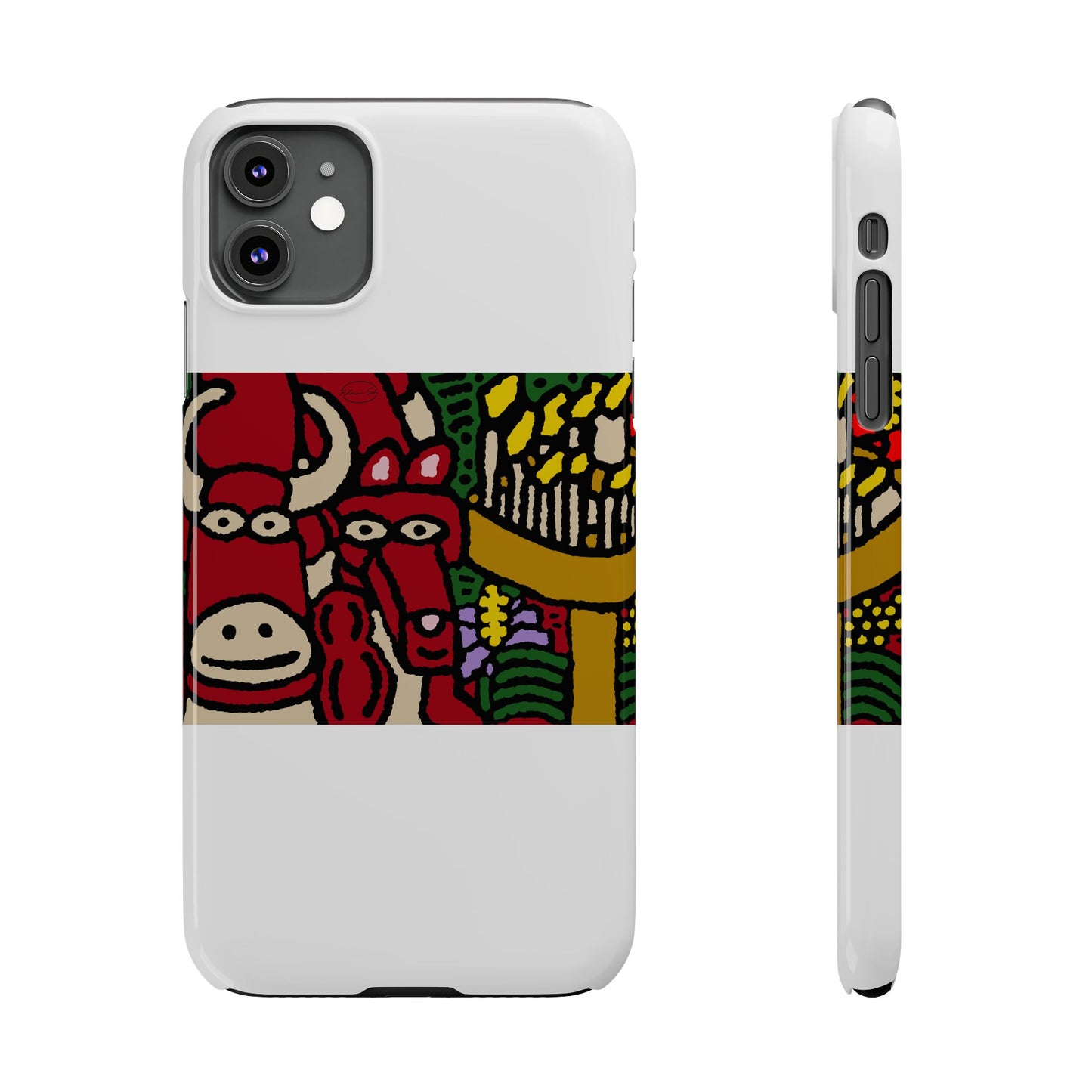 Going blessed by light together Slim Phone Case