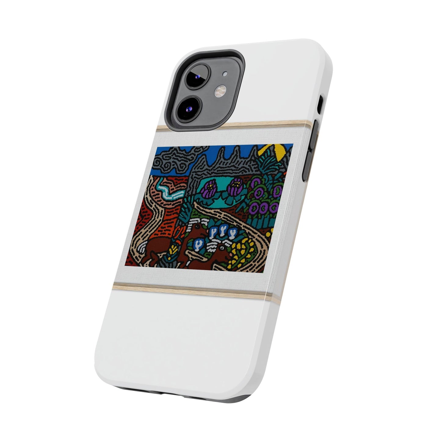 Road to a Sanctuary and Oasis Tough Phone Case
