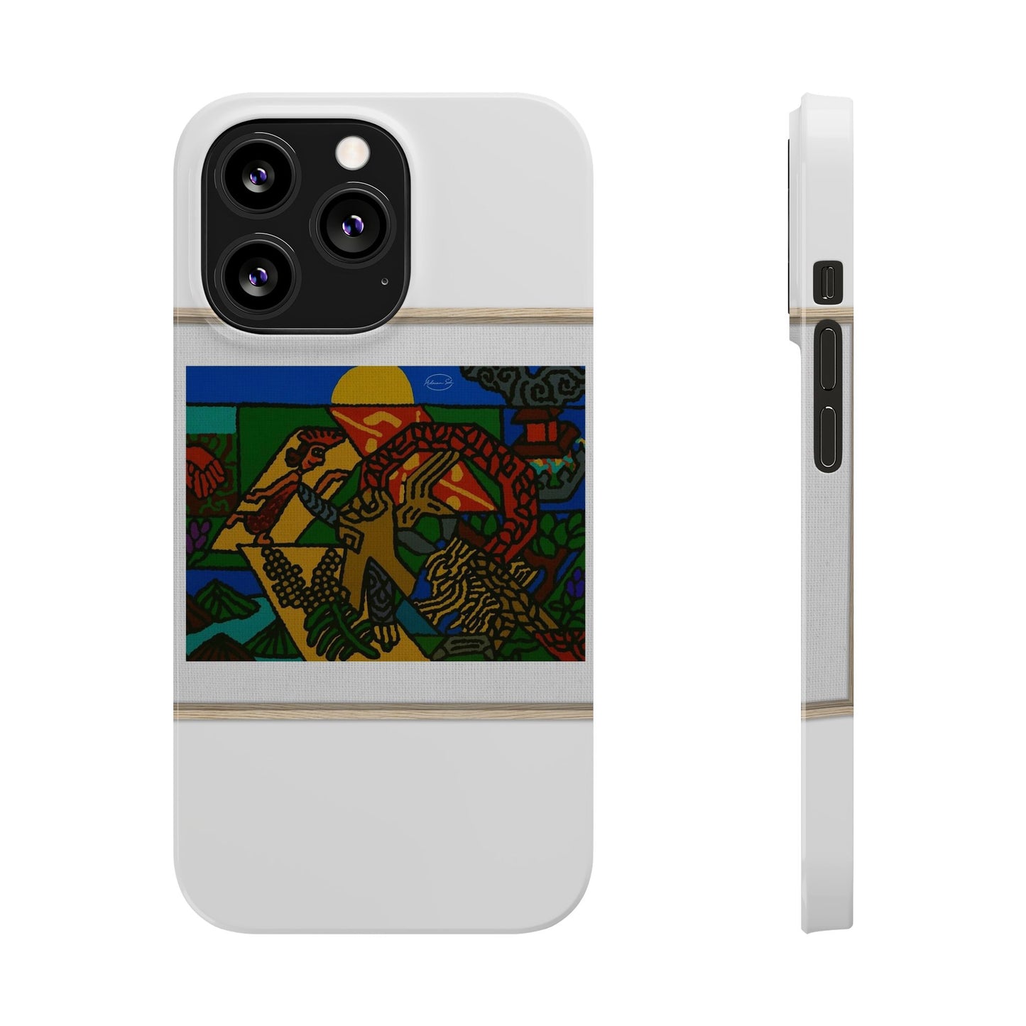 Drawing your own destiny Slim Phone Case